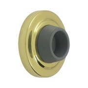 DELTANA WB238U3 Concave Flush Bumper Door Stop Polished Brass, 10PK WB238U3-XCP10